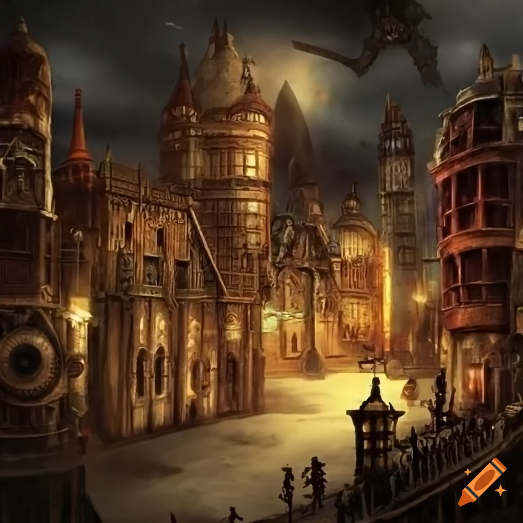 Steampunk city forum
