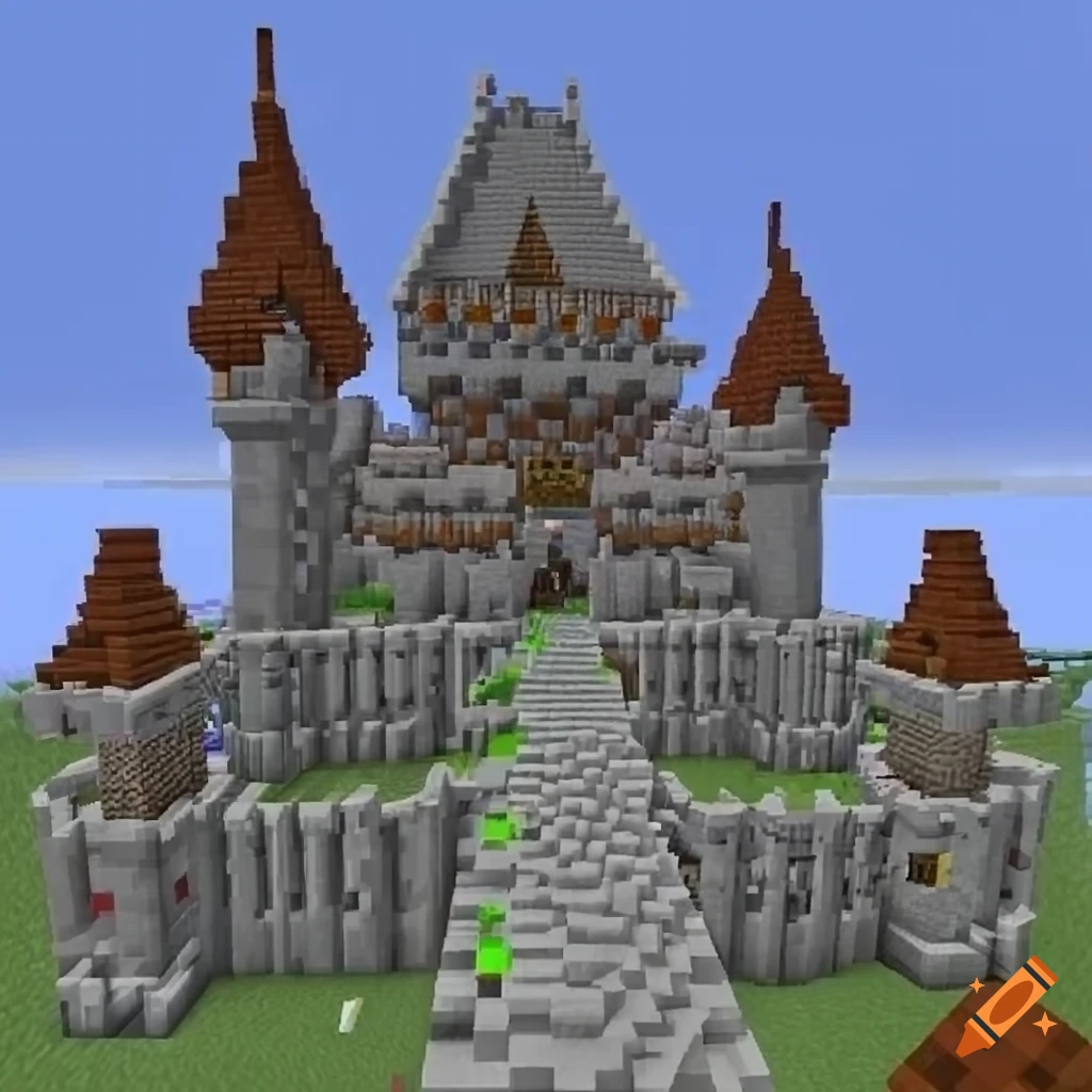 A minecraft castle, minecraft
