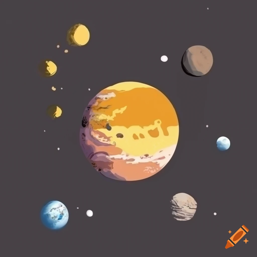 solar system star clip art animations