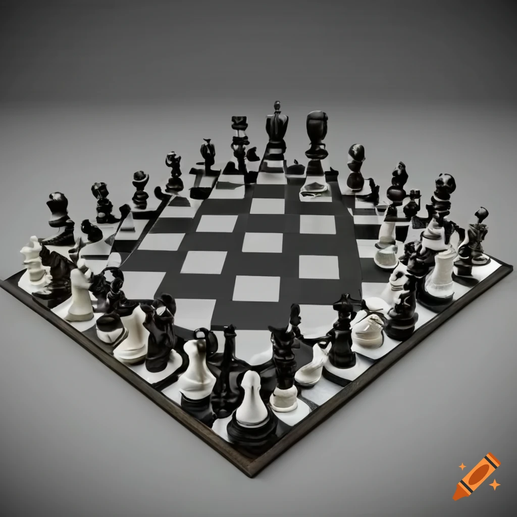 Make 3d chess with fantasy magical environment