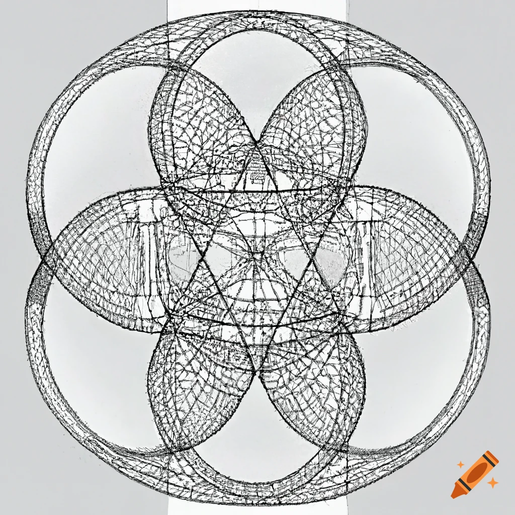 Instructions to create a stereographic projection on Craiyon