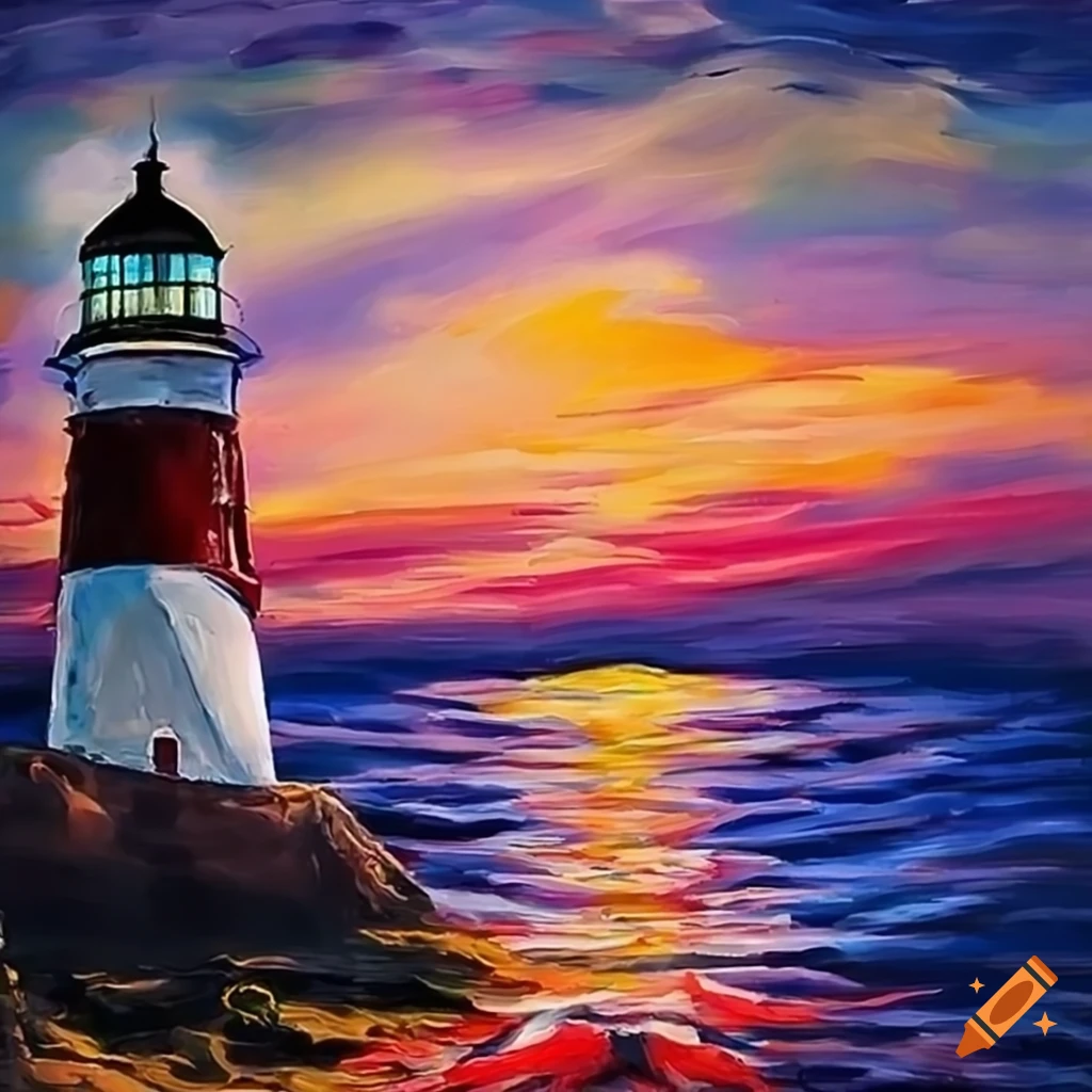 Let's Paint a Lighthouse & Leftover Paint Tip! – The Frugal Crafter Blog