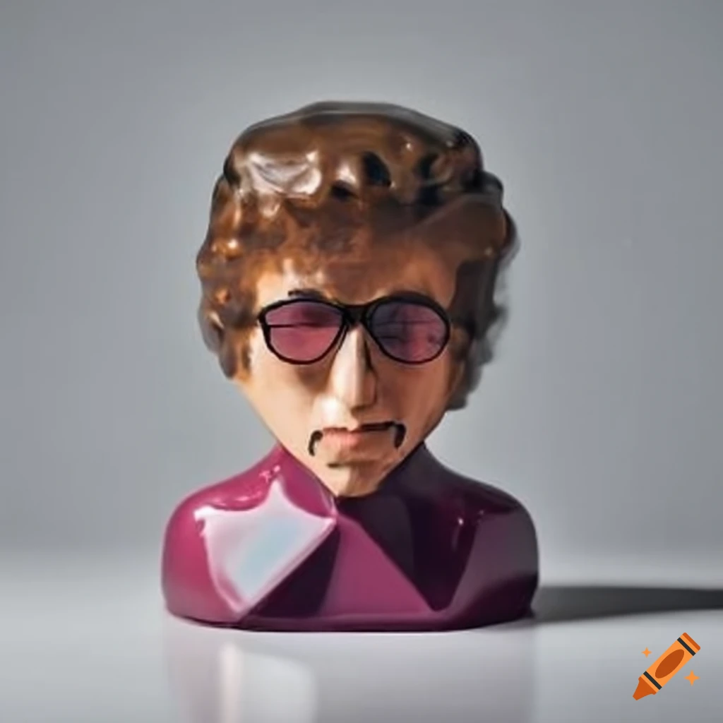 Salt and pepper shakers shaped like bob dylan on Craiyon