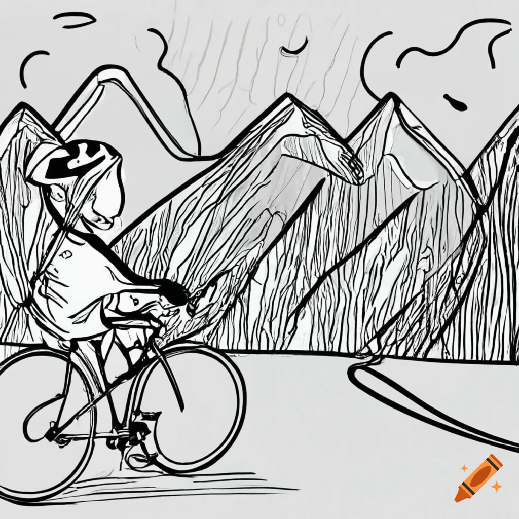 How to draw a bicycle - YouTube