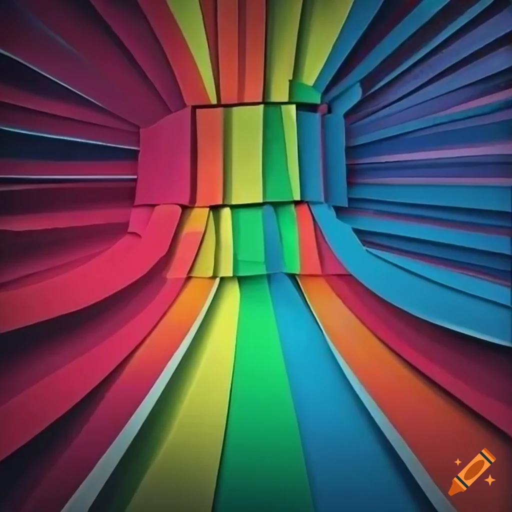 rainbow-made-of-many-pieces-of-paper-pop-art-comics-design-film