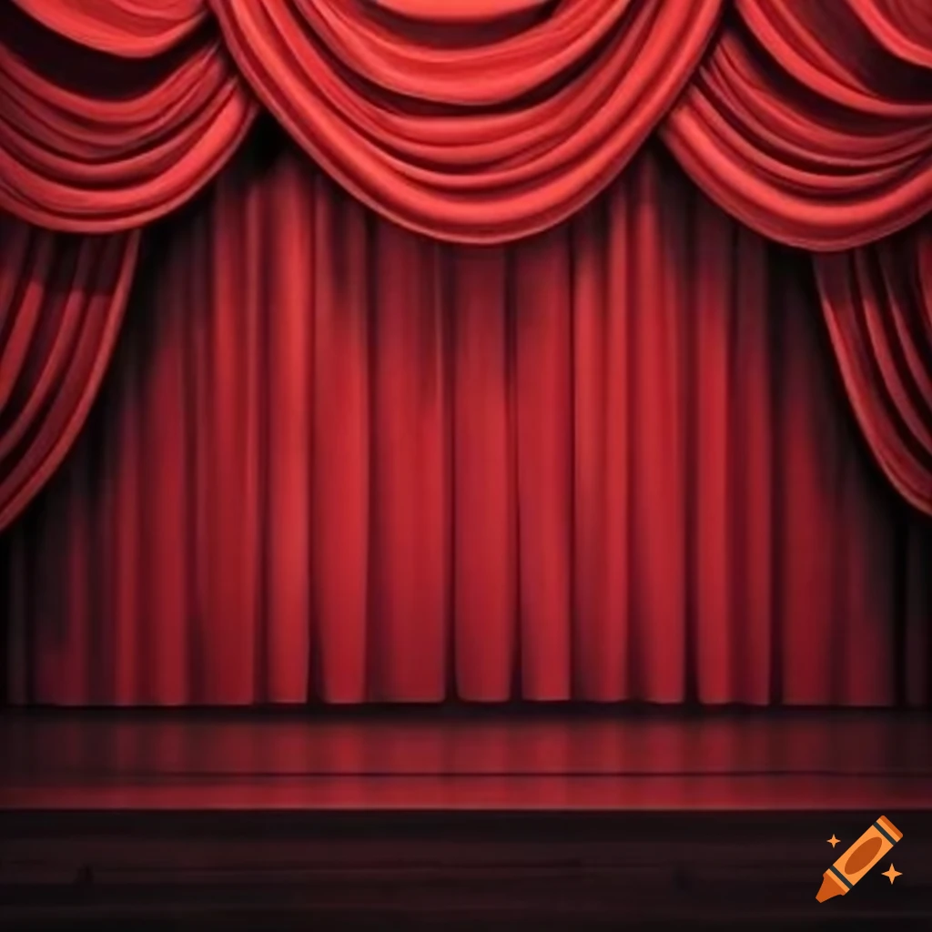 theater curtains with tassels