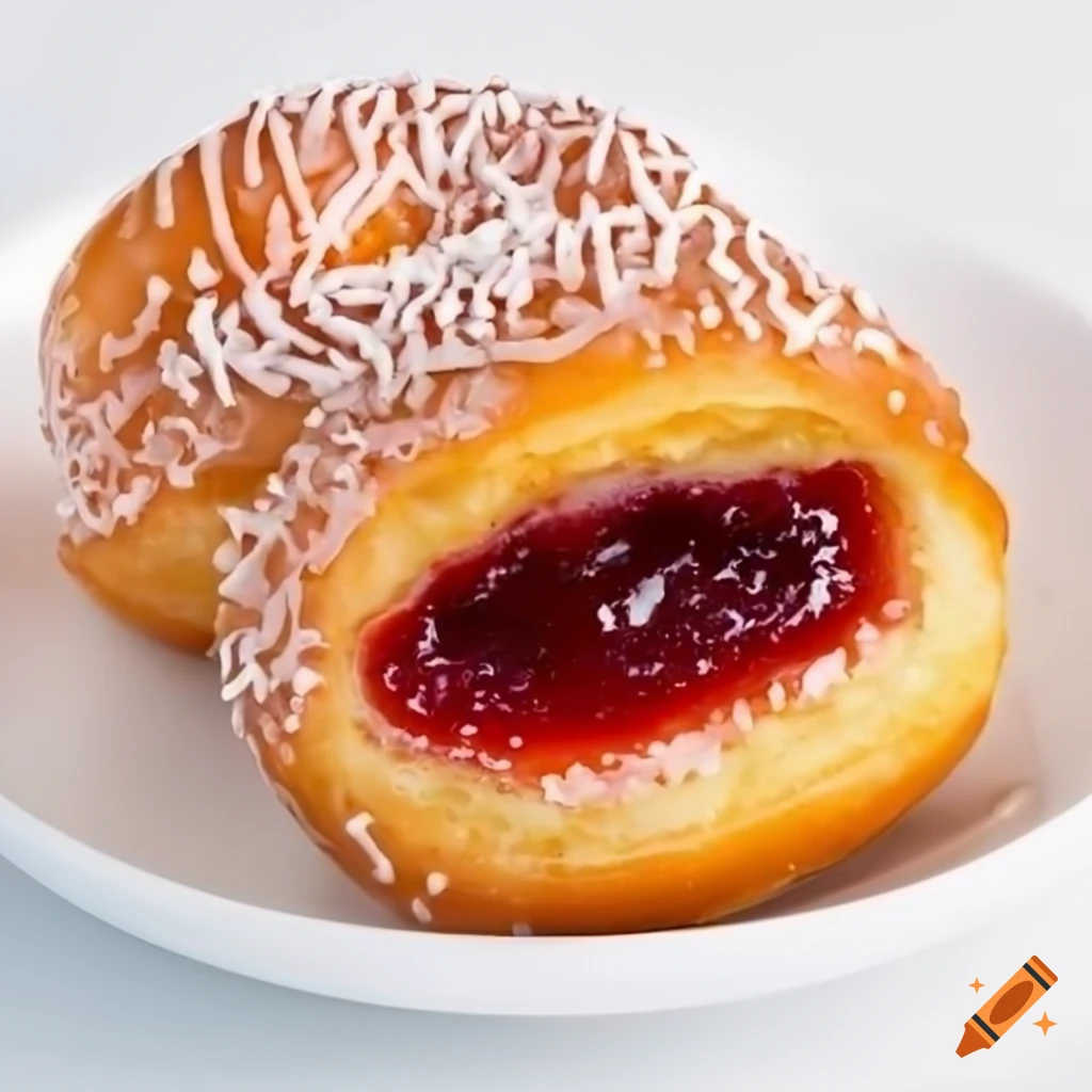 Jam Doughnut On A White Plate With A White Background On Craiyon jam-doughnut-on-a-white-plate-with-a-white-background-on-craiyon