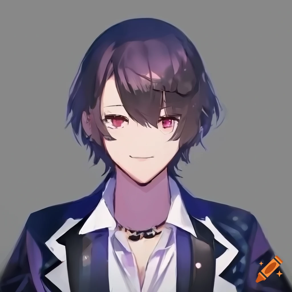 Alban Knox A Youthful And Attractive Vtuber From Nijisanji Brown Hair 