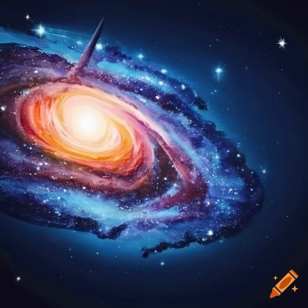How to Draw Milky Way Galaxy with Pastels Step by Step - Timelapse - YouTube