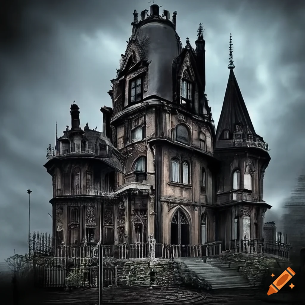 Gothic mansion on Craiyon