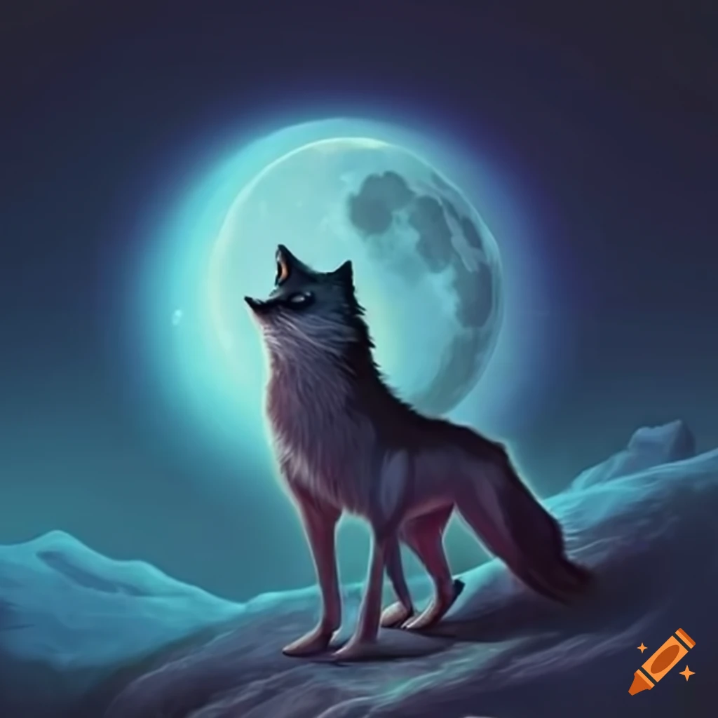 Wolf Howling At The Moon Anime