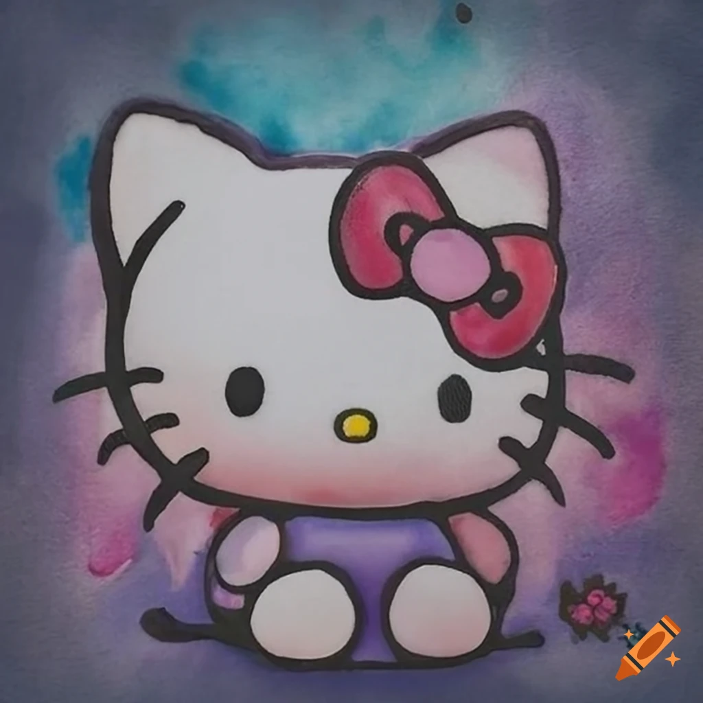 How To Draw Hello Kitty For Kids, Step by Step, Drawing Guide, by Dawn -  DragoArt