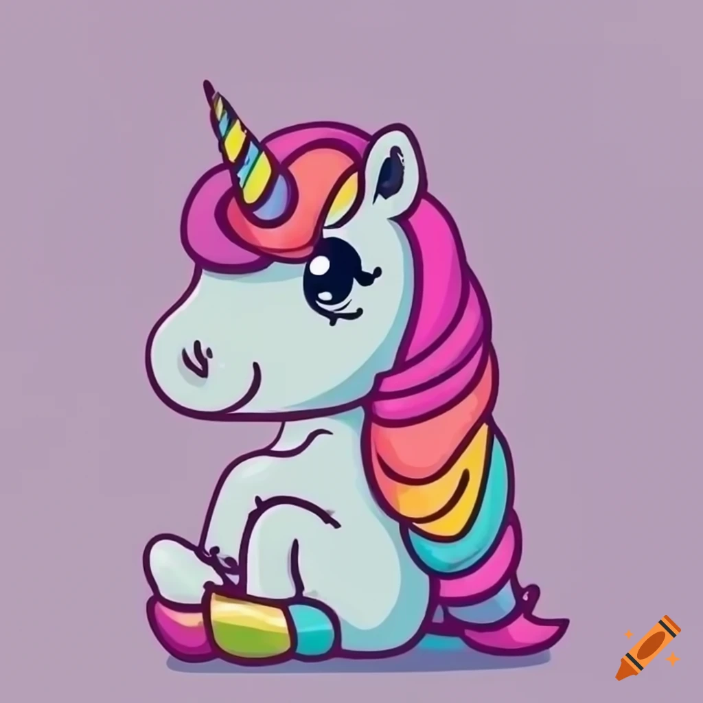 How to draw a cute unicorn easy | Zed cute drawings - video Dailymotion-saigonsouth.com.vn