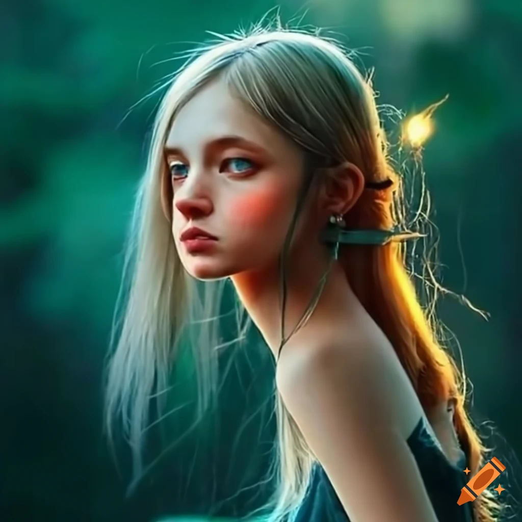 Я вижу избушку стоящую в лесу, начинается холодный летний день , только ...