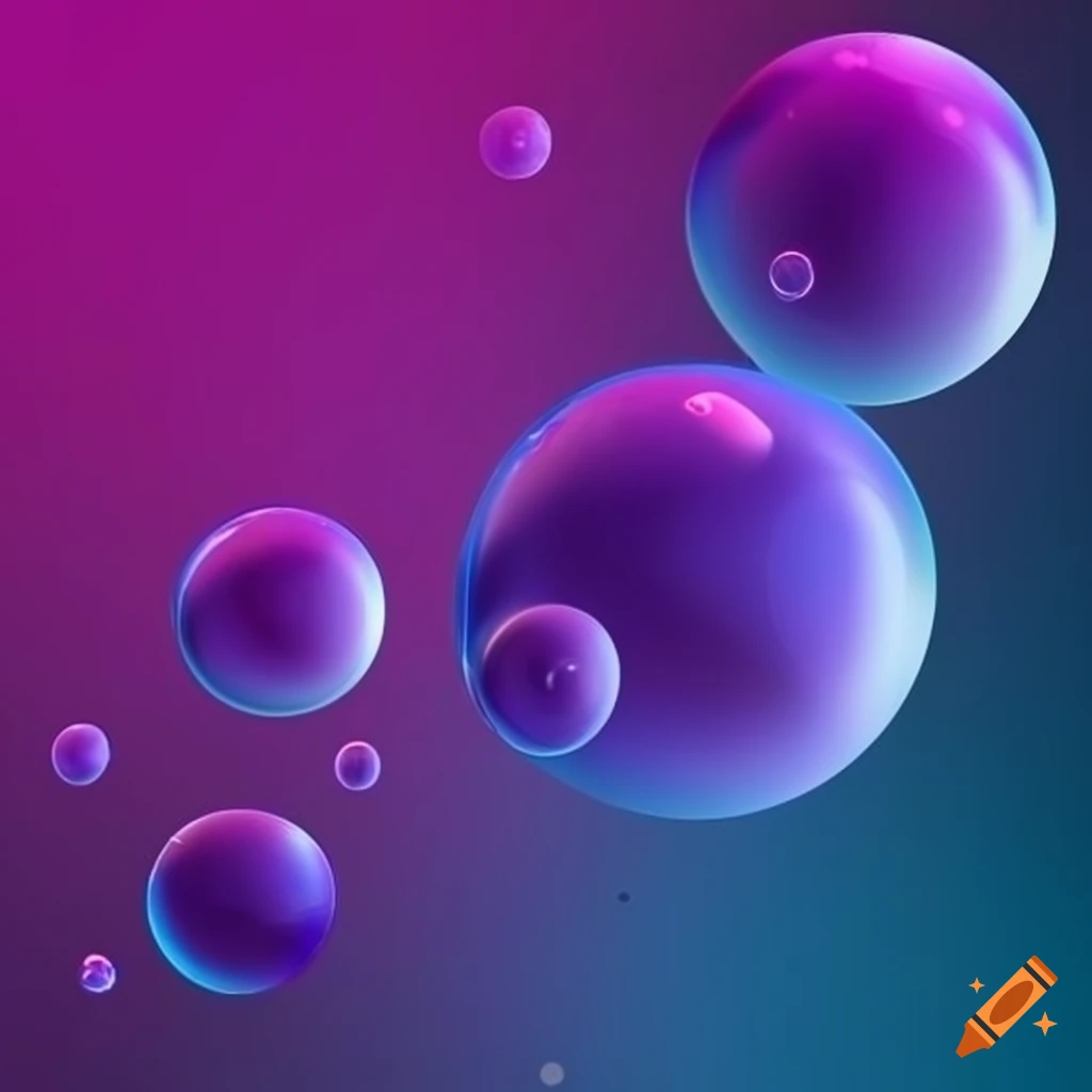 purple and blue bubbles backgrounds