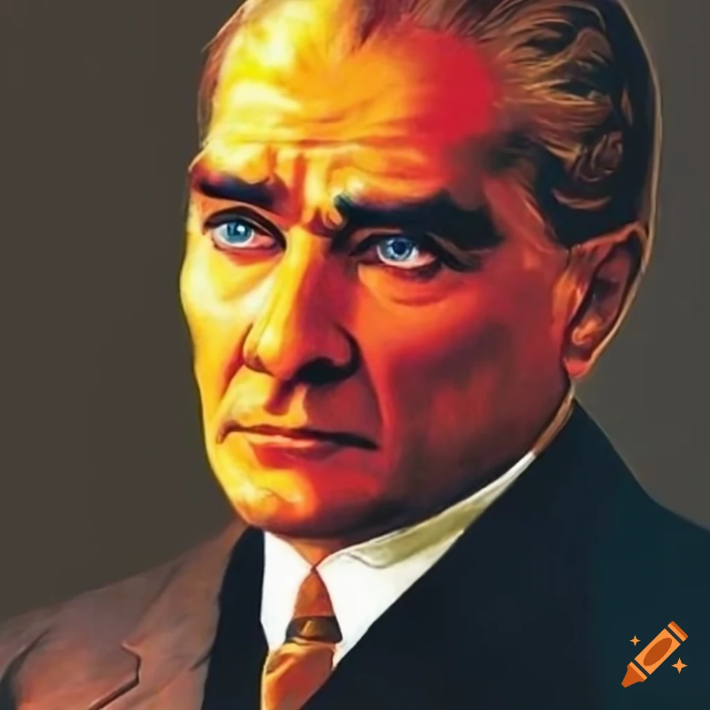 Atatürk on Craiyon