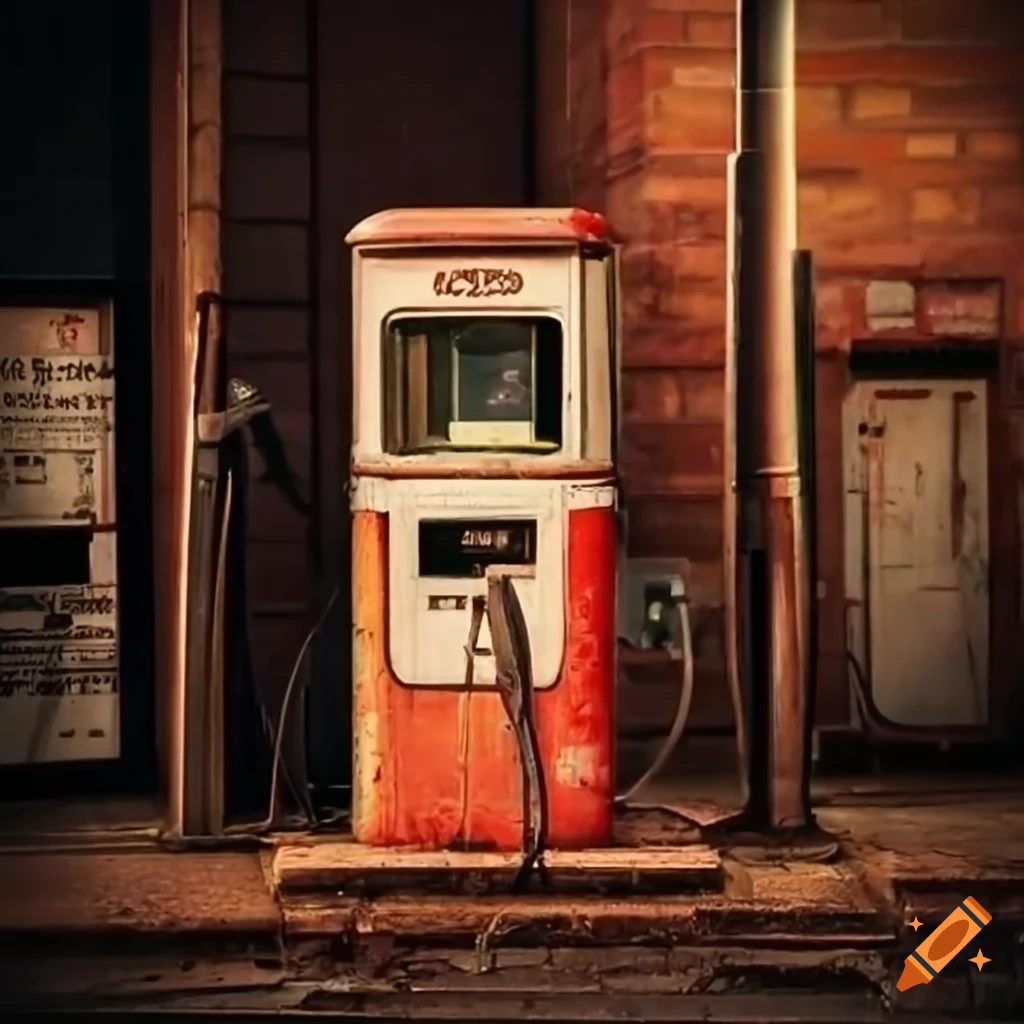 old gas station pump