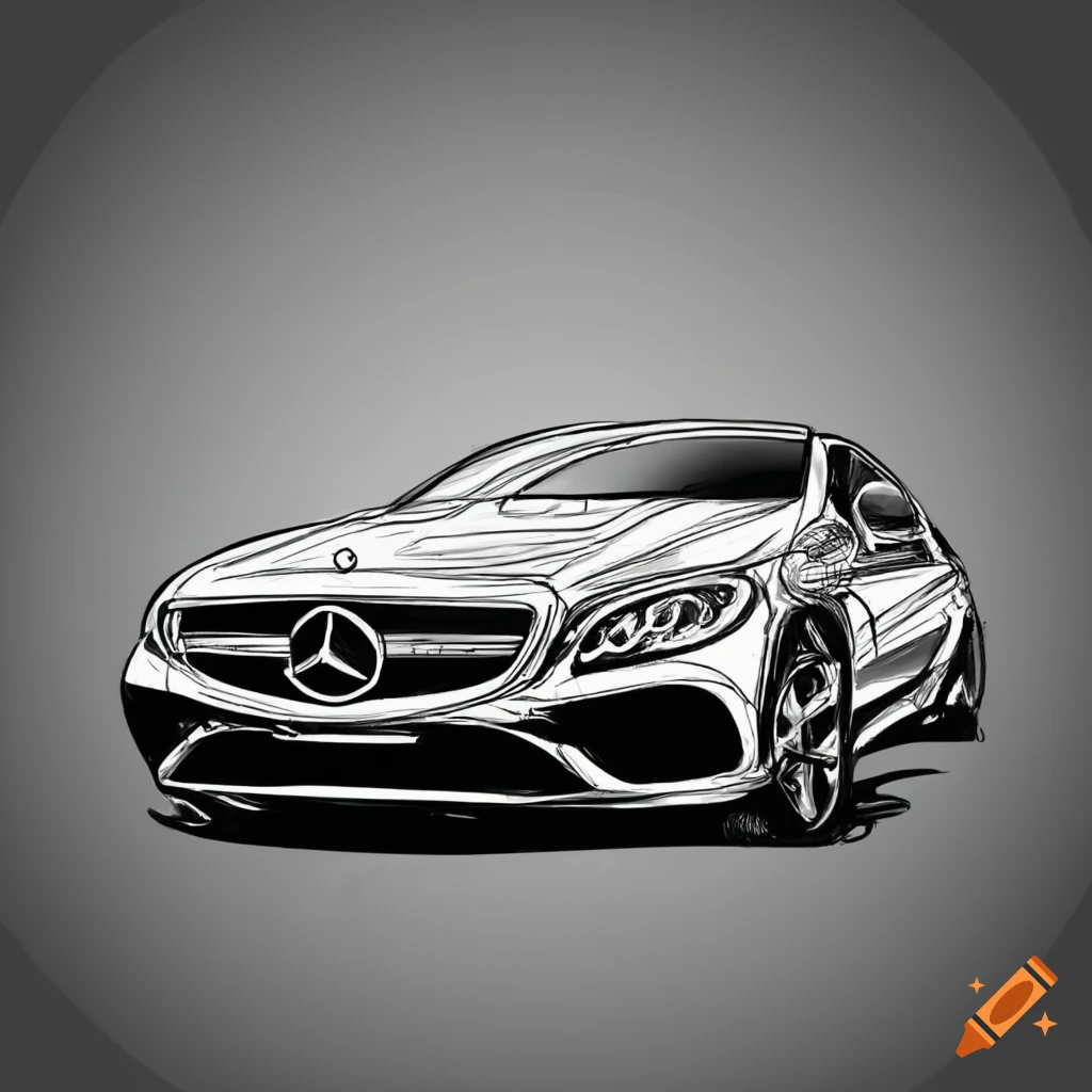 Download drawing Mercedes-Benz SL-Class R230 SL500 Coupe 2005 in ai pdf png  svg formats