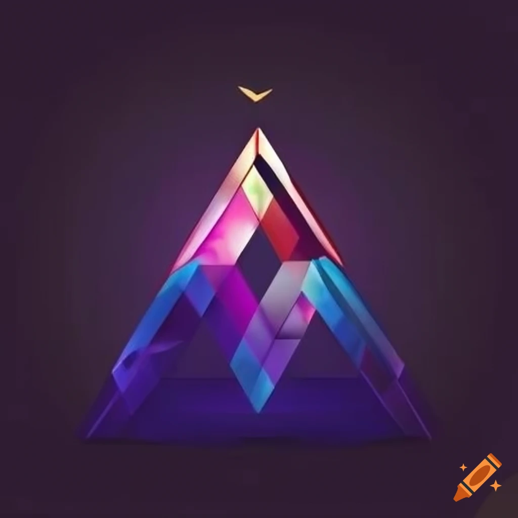 Logo to produce a triangle design
