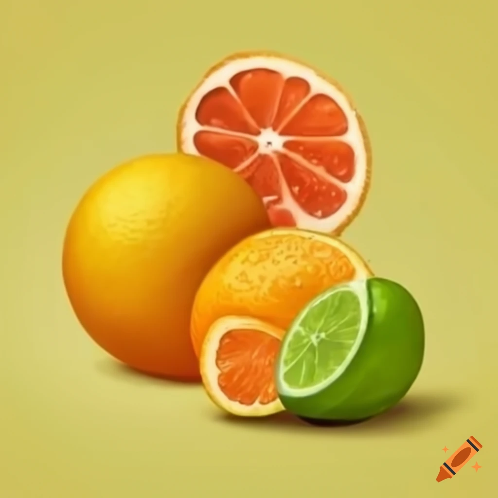 Lemon, lime and orange chatting together. meme emoji style on Craiyon