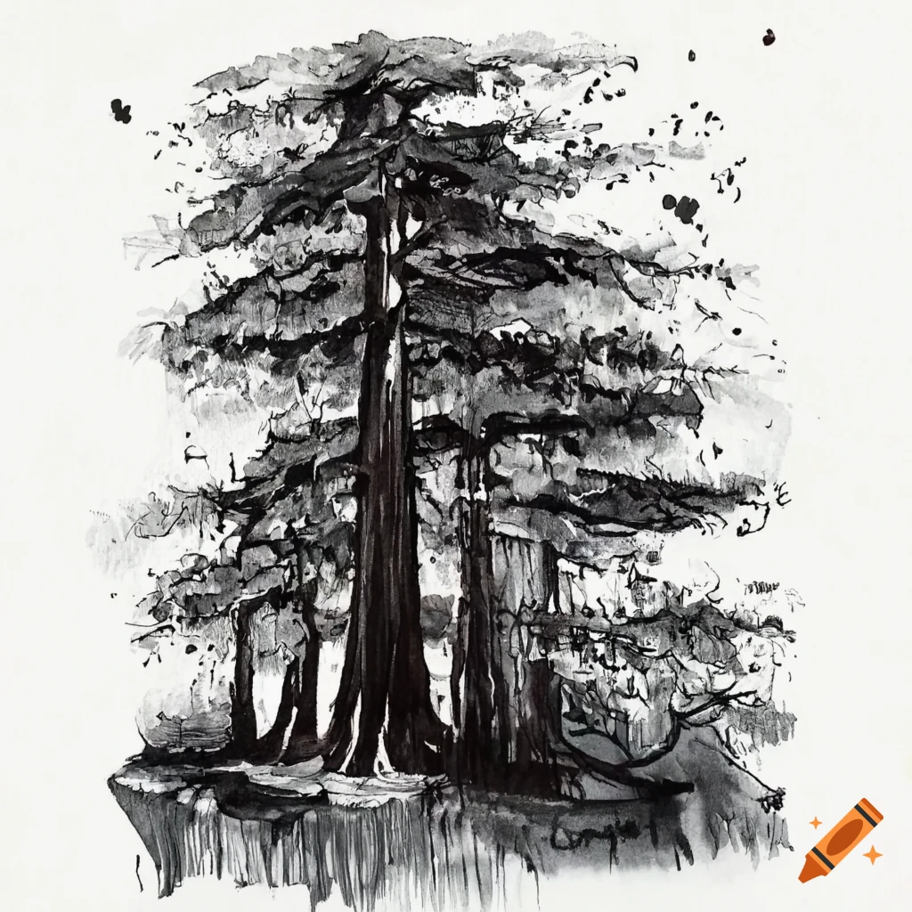Giant Sequoia Sentinal Tree coloring page | Free Printable Coloring Pages