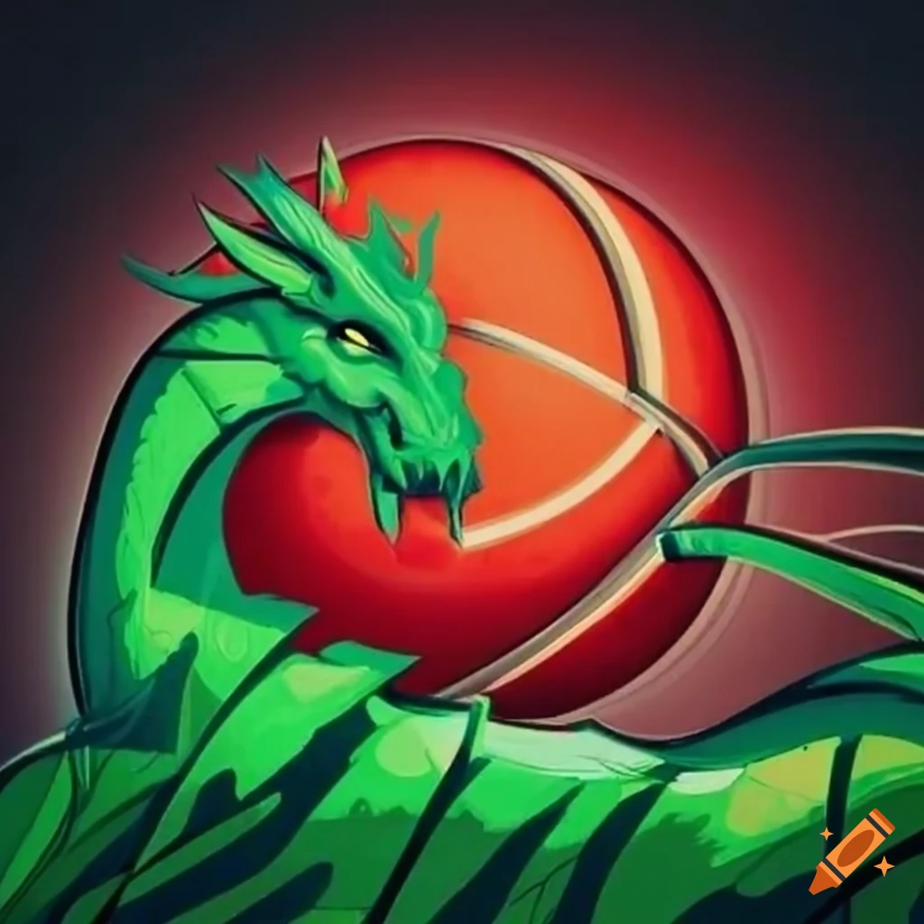 Dragons Basketball Bundle | SVG DXF EPS PNG Cut Files - Kelly Lollar Designs, image size:1024x1024