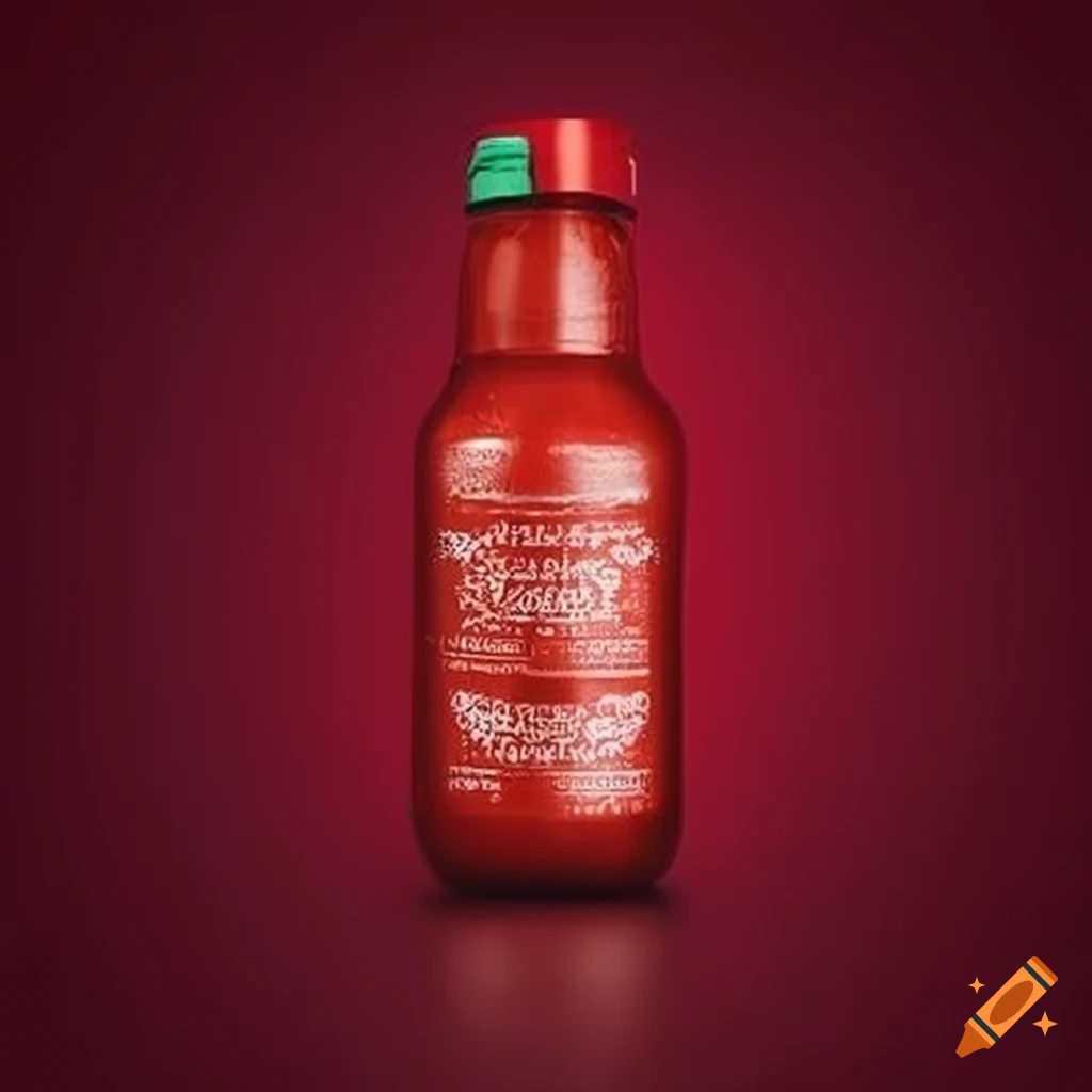 A label for a new product "sparkly ketchup"