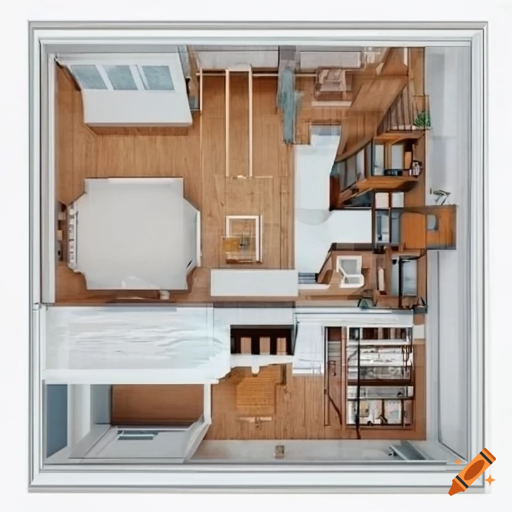 Architect Optimal Inside House Plan Top View