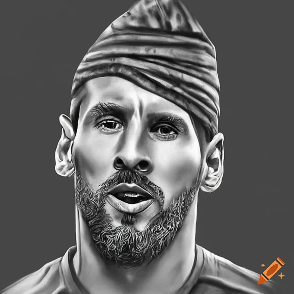 My drawing of the GOAT Lionel Messi : r/Barca