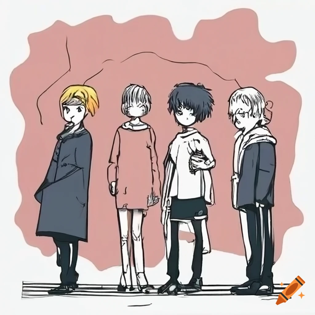 A piece of a artwork to illustrate bullying