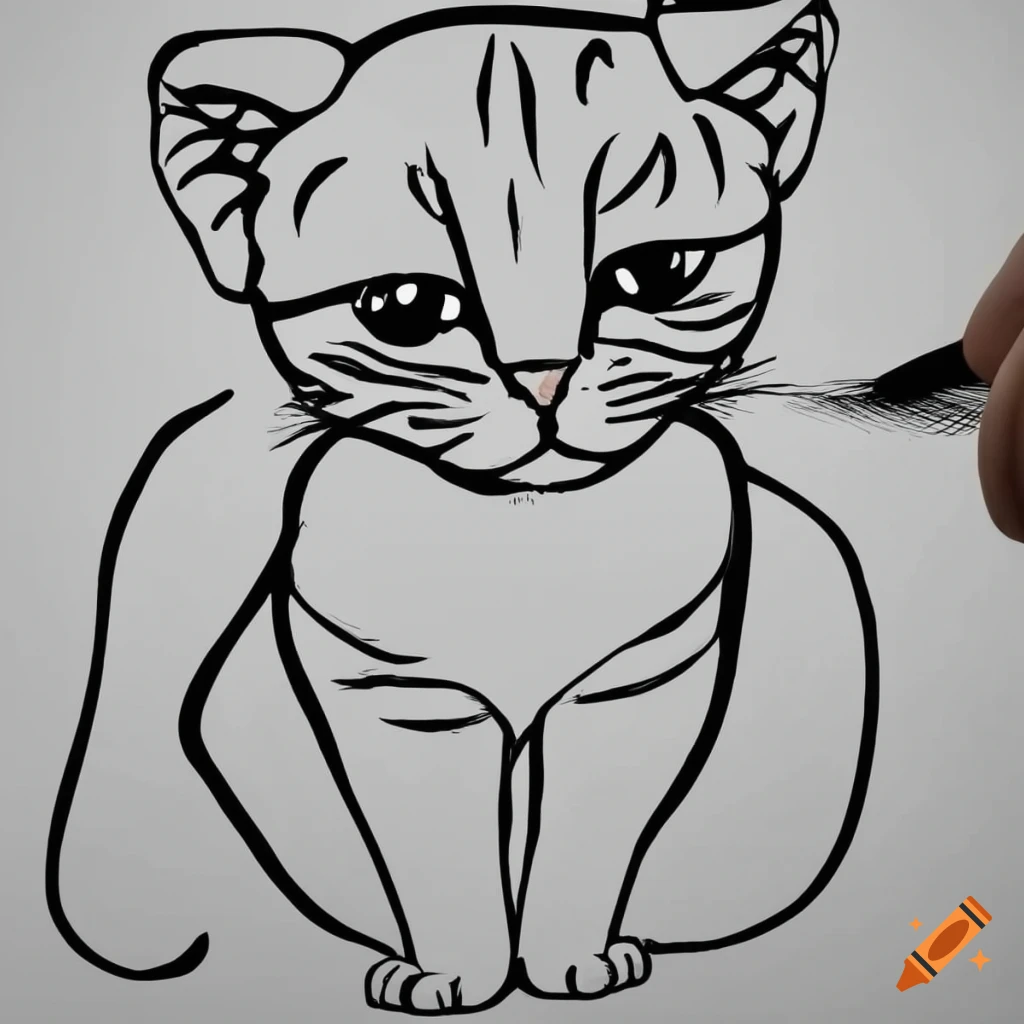 Cat drawing by ASparkOfAwesome on DeviantArt