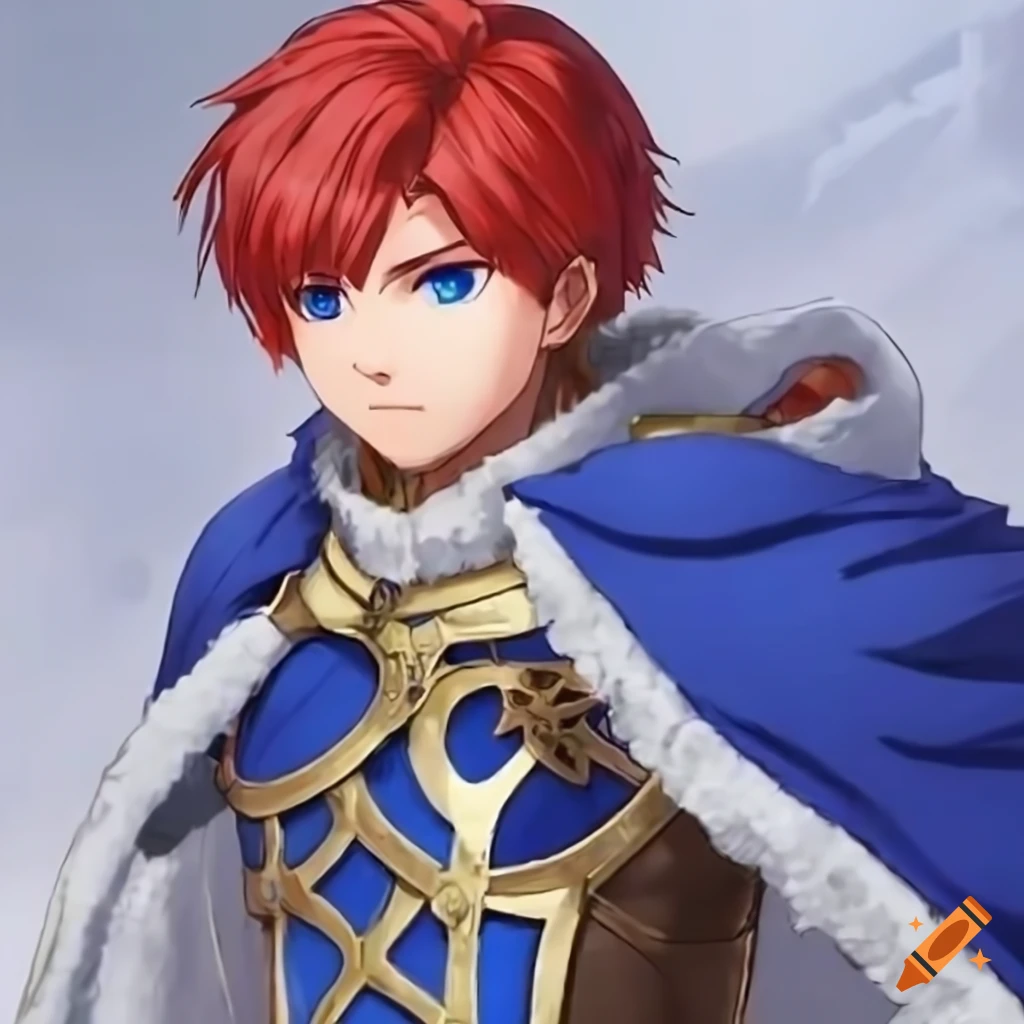 Fire emblem roy winter on Craiyon