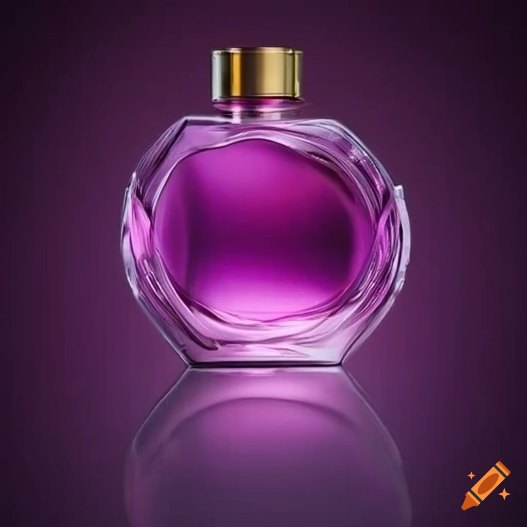 Красивый фиолетовый парфюм