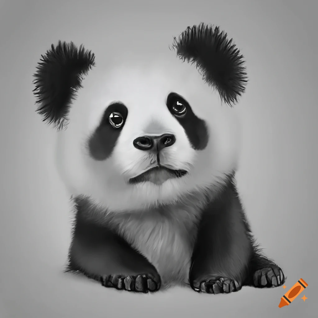 Here's a drawing I made of Baby Panda. What do you think? : r/learntodraw