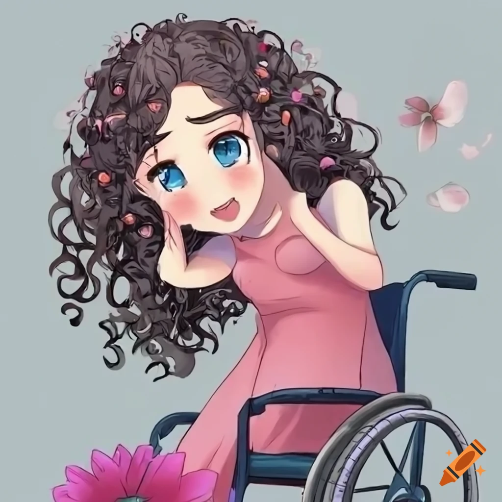 Anime amputee goth girl in a wheelchair by otherunicorn on DeviantArt