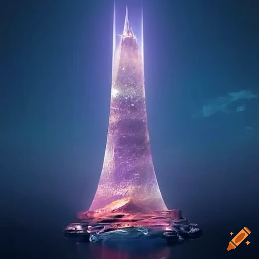 Rising majestically in height, the tower rises above the 