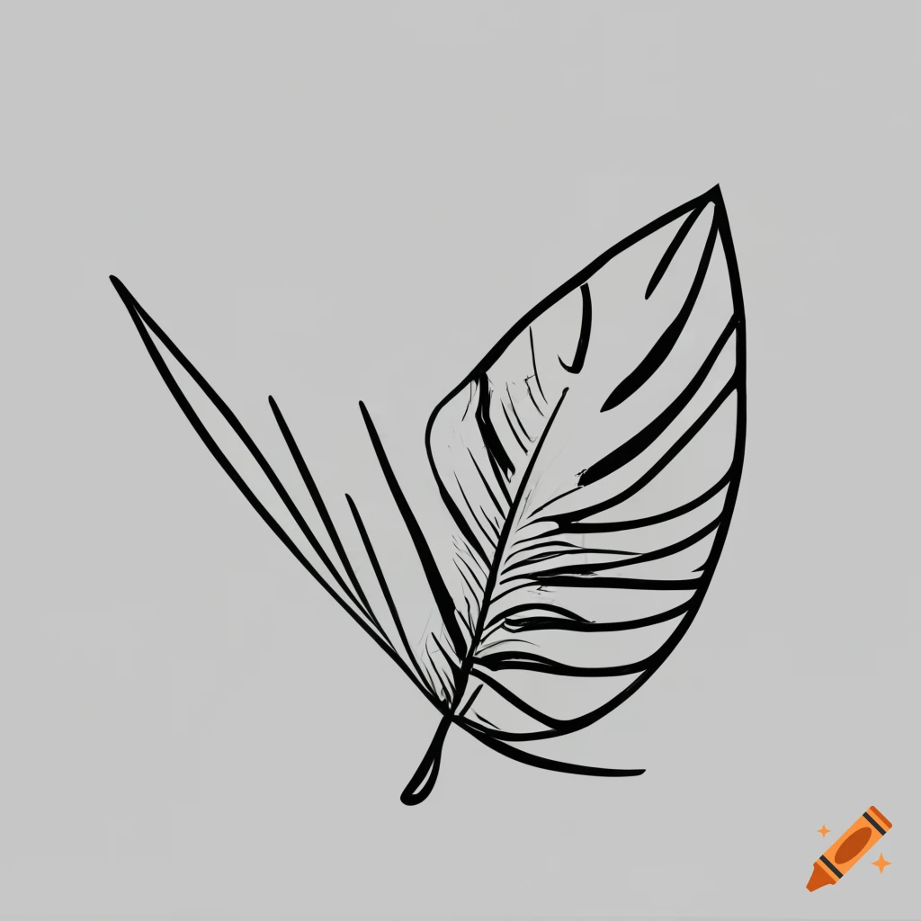 Bundle of Black White Drawing Leaves, 40 PNG Sublimation Designs – VinaFrog