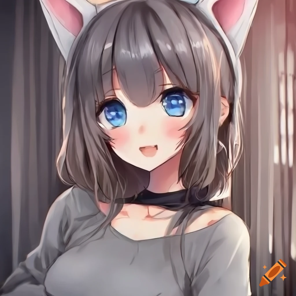 Anime girls with cat ears