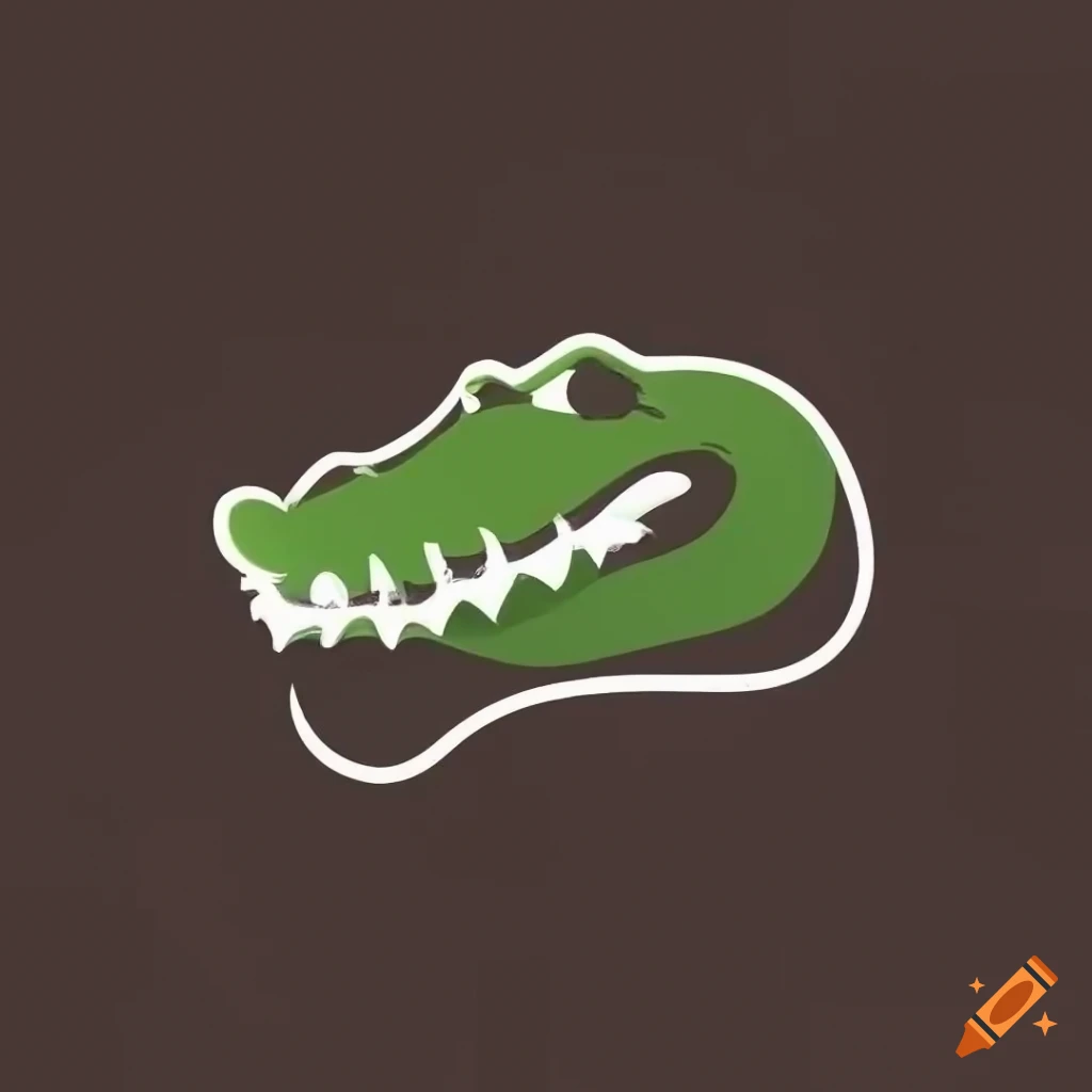Iconic Wild Crocodile Logo