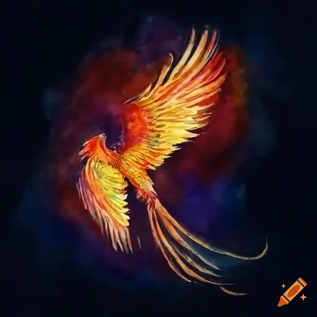 Dark Phoenix Bird Wallpaper