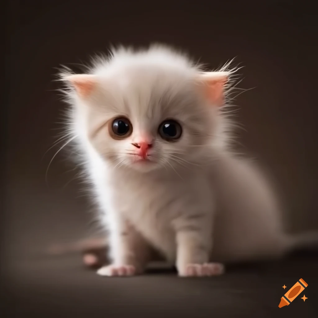 cute baby white kittens