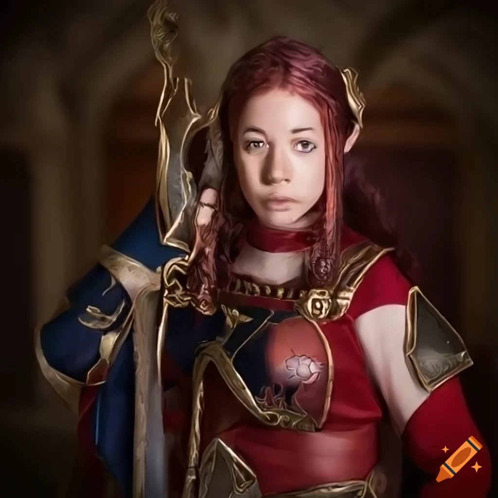 Halia Thornton from dnd 5e in the style of fire emblem
