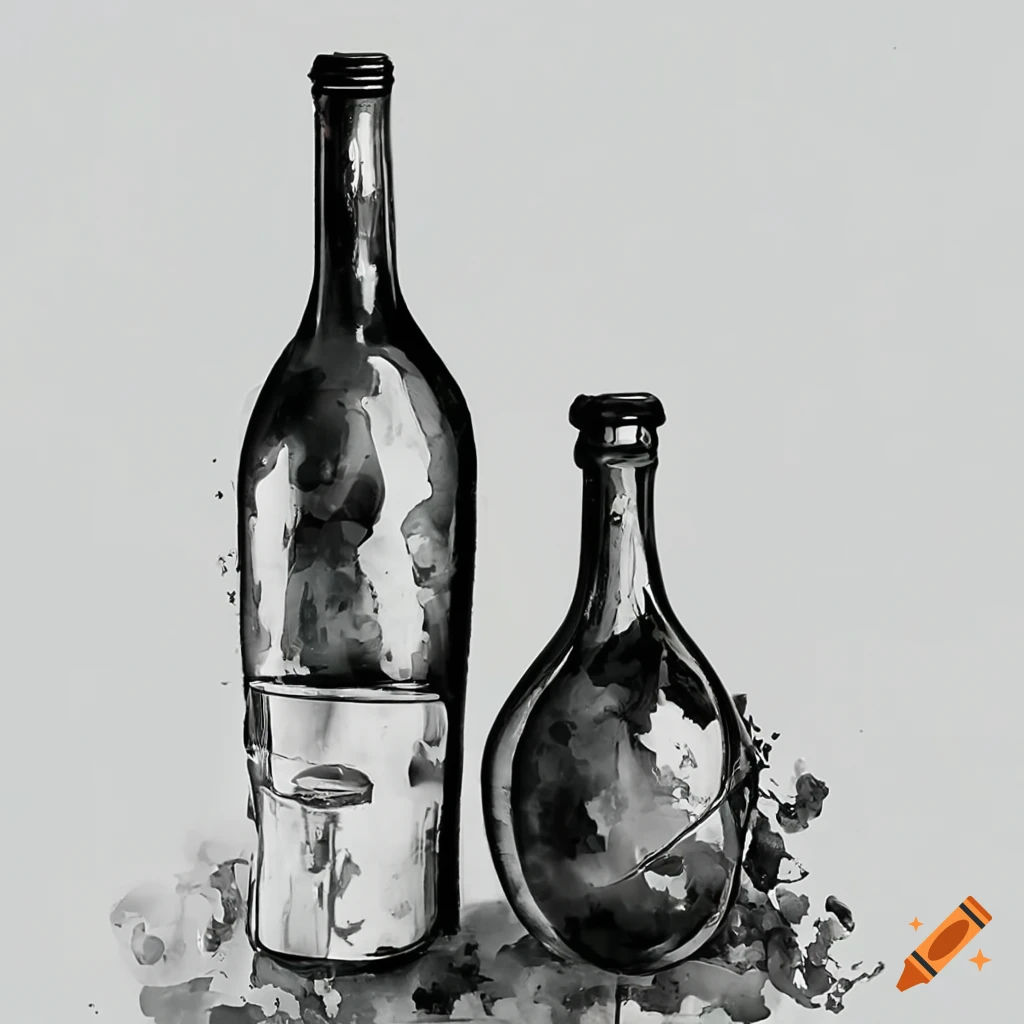 Deep Sea Diver Vodka Ocean in a Bottle Art Print - Etsy
