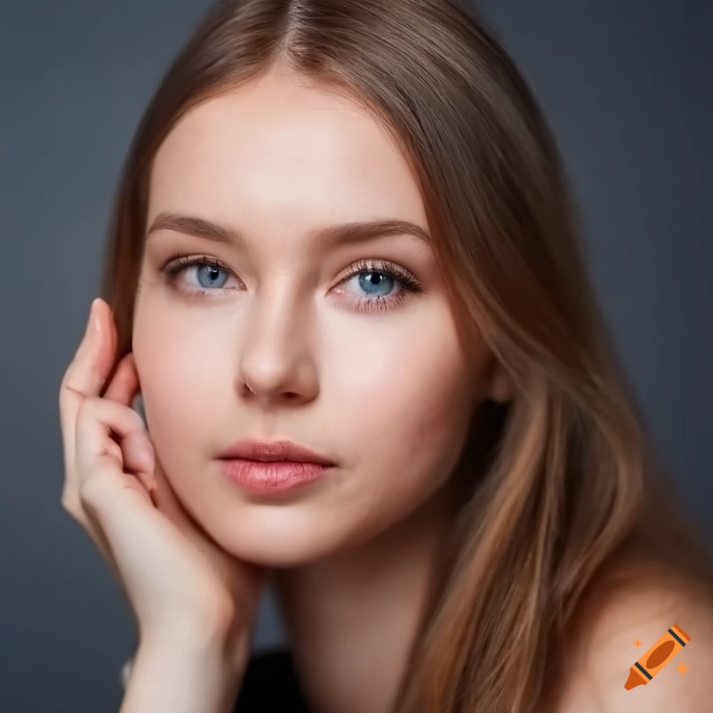 Russian girl face perfect body