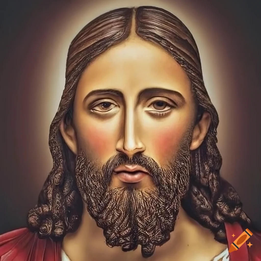 Jesus christ with short hair and no beard brown skin man from palestine ...