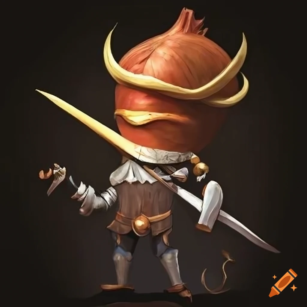 Onion knight on Craiyon