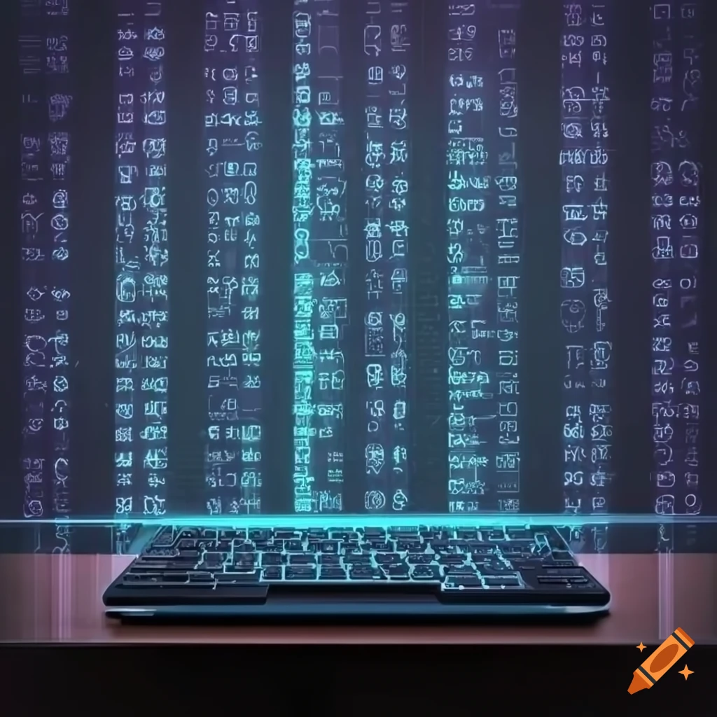 A laptop over a table, in a dark room. the laptop screen is displaying ...