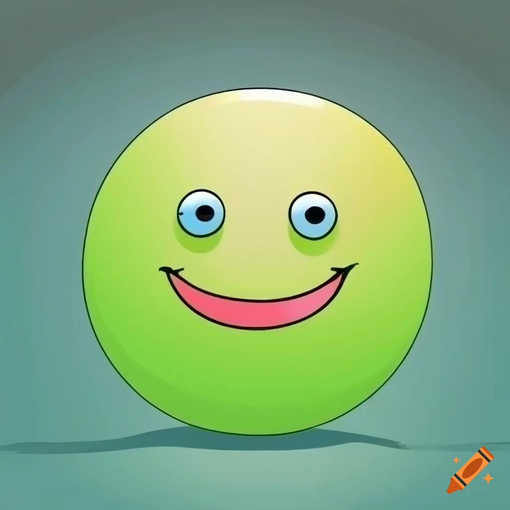 green smiley face thumbs up