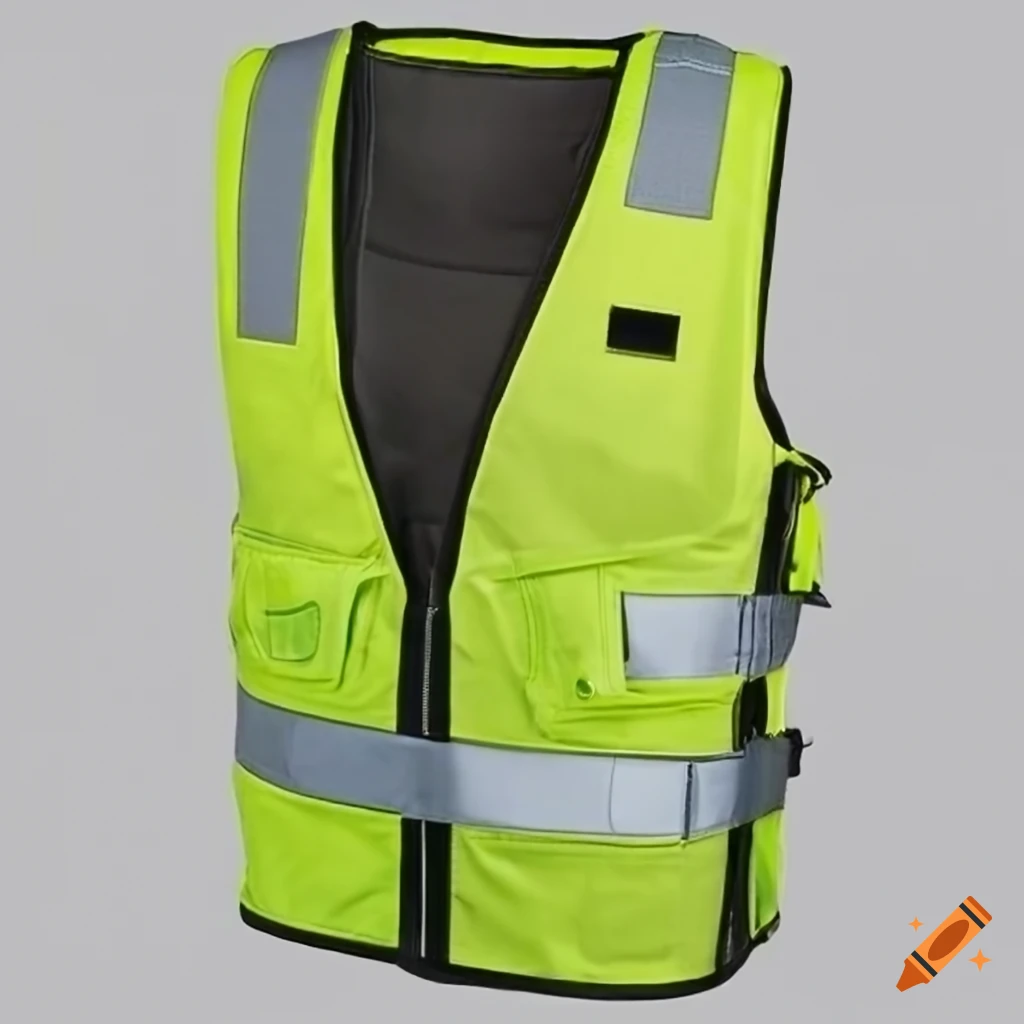 Hivis vest on Craiyon