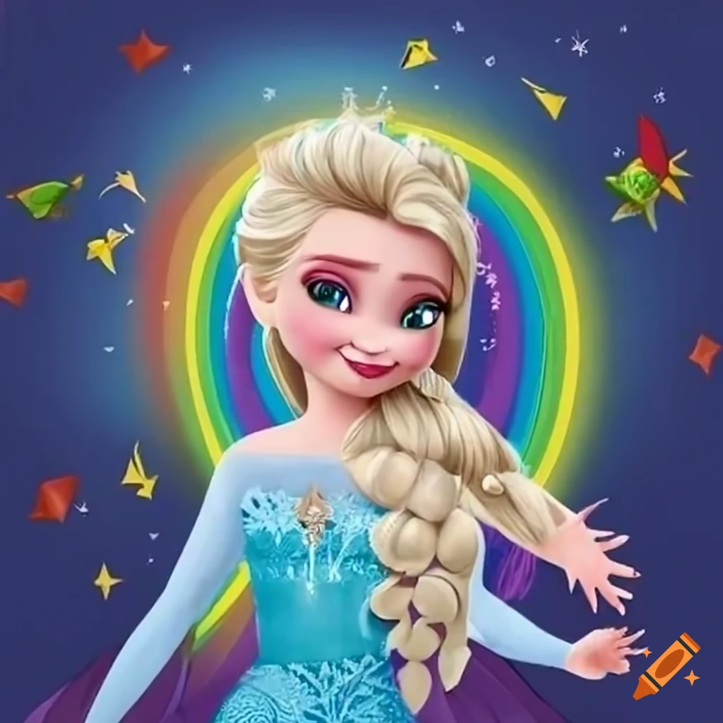 Elsa on Craiyon